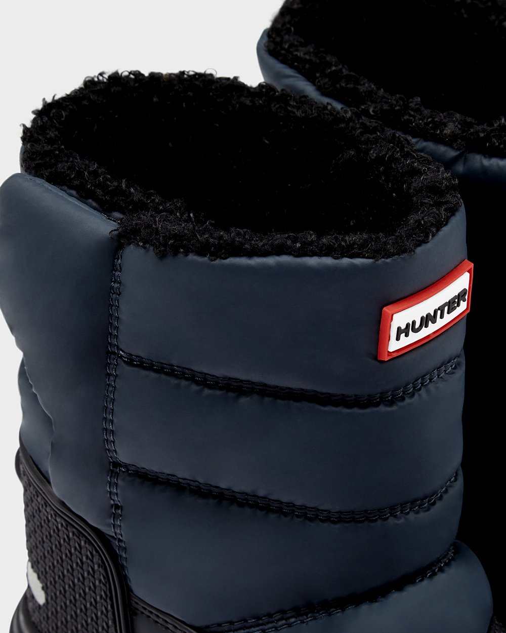 Botas De Nieve Original Big Insulated Hunter Niños - Azul Marino/Negros - 937140WIR